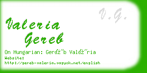 valeria gereb business card